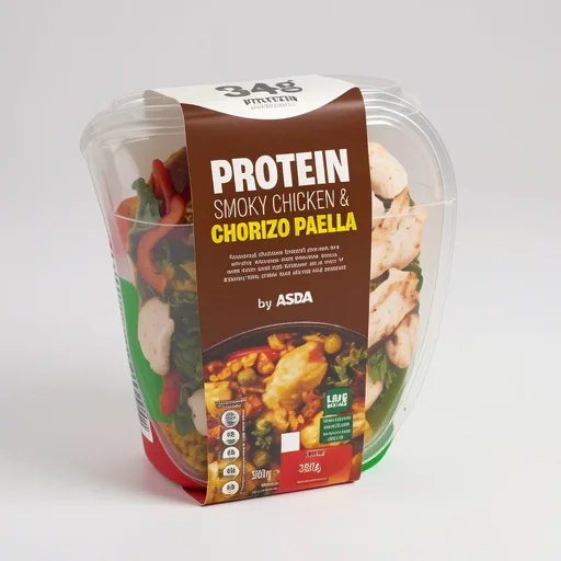 ASDA Protein Smoky Chicken & Chorizo Paella 380g