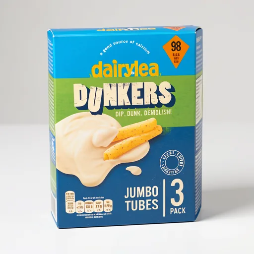 Dairylea Dunkers Jumbo Tubes Cheese Snack 3 pack Multipack (3 x 41g) 123 g
