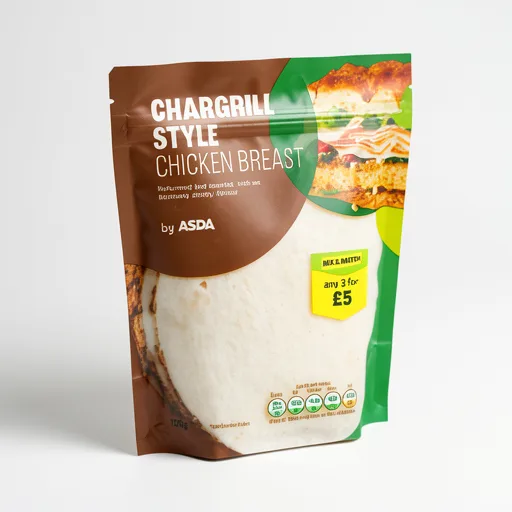 ASDA Chargrill Style Chicken Breast 5 Slices 120g