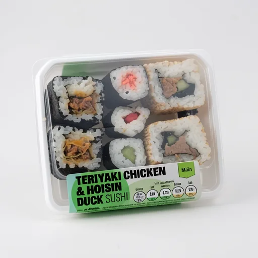 ASDA Teriyaki Chicken & Hoisin Duck Sushi