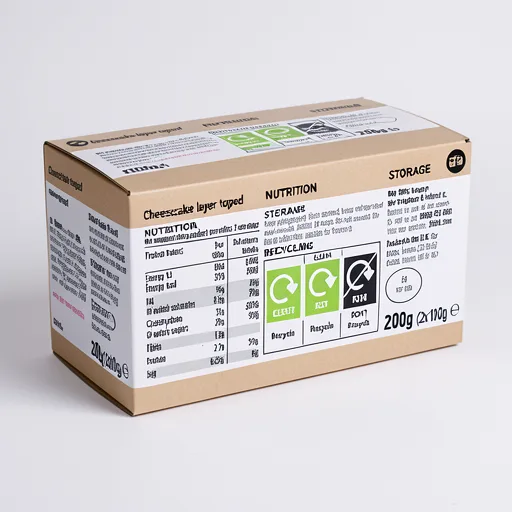 ASDA Toffee Cheesecakes 2 x 100g (200g)