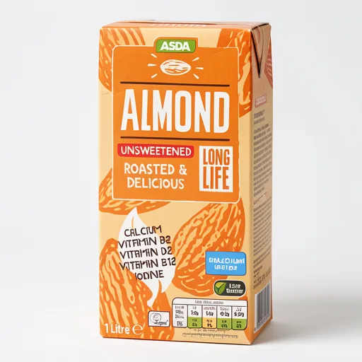 Plant Based by ASDA Almond Unsweetened Drink 1 Litre