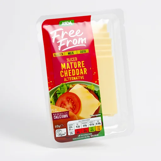 ASDA Free From Free From by  Sliced Mature Cheddar Alternative 180g