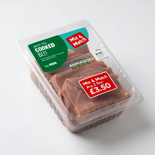 ASDA Wafer Thin Cooked Beef 150g