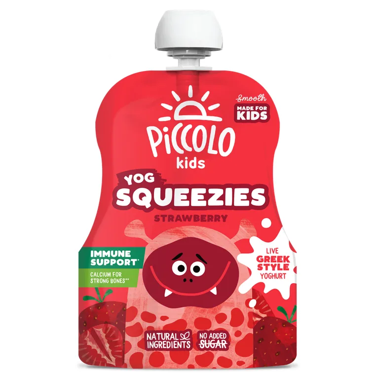 Piccolo Yoghurt Squeezies Strawberry 90g