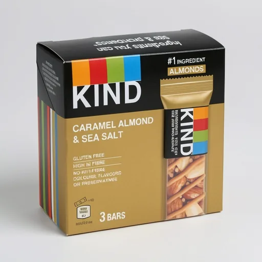 KIND Caramel Almond & Sea Salt cereal bars 3x30g