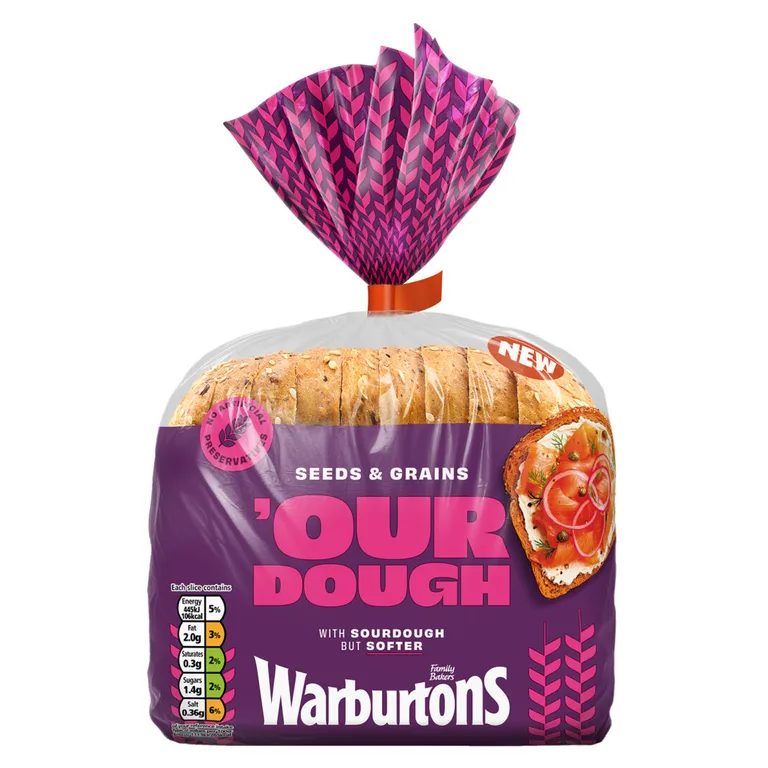 Warburtons Seeds And Grains With Sourdough 400g