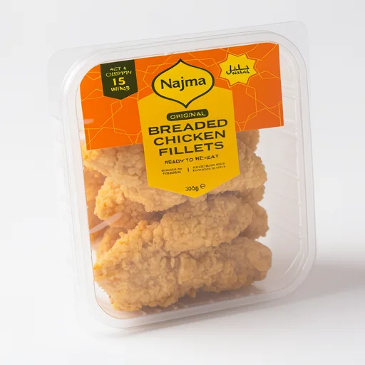 Najma Original Breaded Chicken Fillets 300g