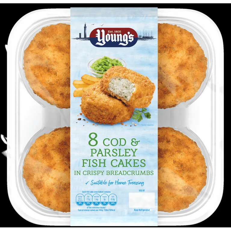 Young's 4 Cod Fishcakes 