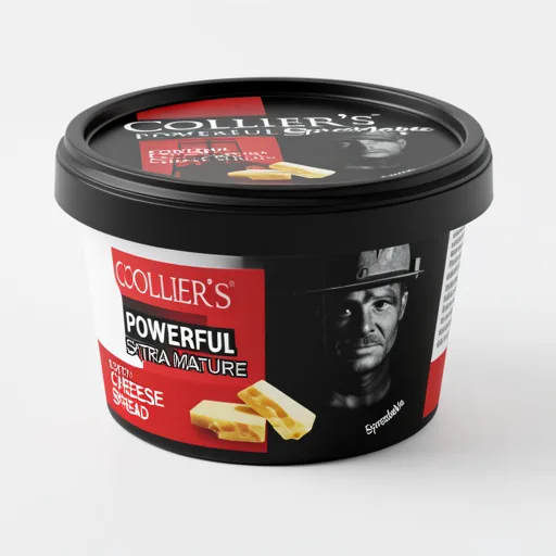 Collier's Powerful Spreadable Cheese Spread 125g