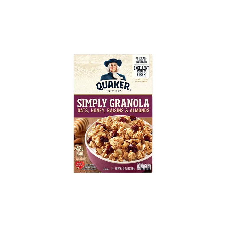 Quaker Oat Raisin Granola Cereal