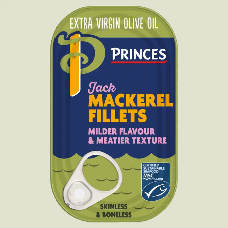 Princes MSC Jack Mackerel In Extra Vigin Olive Oil 