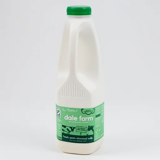Dale Farm Fresh Semi-Skimmed Milk 1.76 Pints/1L