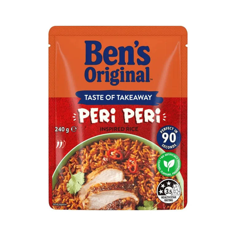 Ben's Original Favourites Peri Peri Chicken Ready Meal    250g
