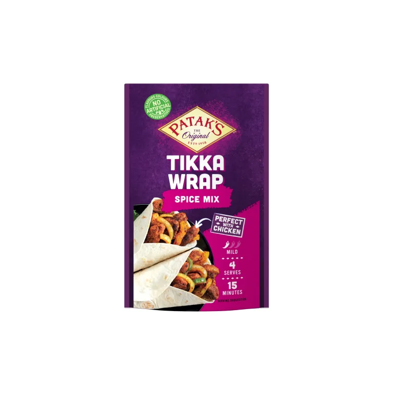 Patak's Tikka Wrap Indian Seasoning Mild Spice Mix 25g