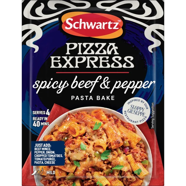 Pizza Express Spicy Beef And Pepper Pasta Bake 