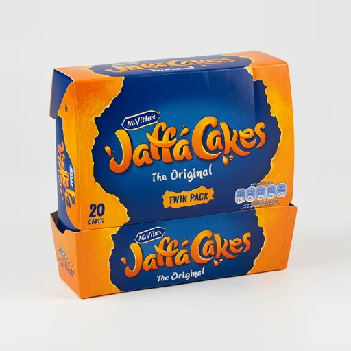 McVitie's Jaffa Cakes Original Chocolate Biscuits Twin Pack 2 x 10 Cakes, 220g