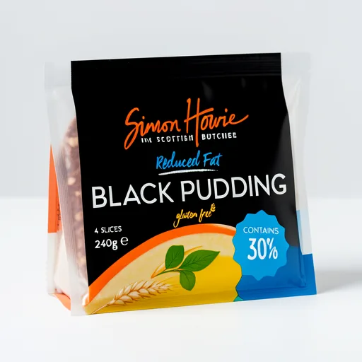 Simon Howie 4 Reduced Fat Black Pudding Slices 240g