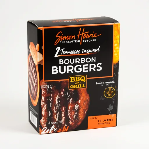 Simon Howie The Scottish Butcher 2 Tennessee Inspired Bourbon Burgers 227g