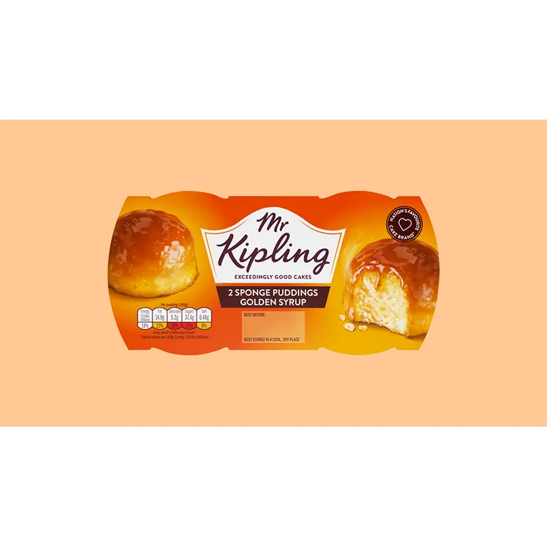 Mr Kipling Golden Syrup Sponge Puddings