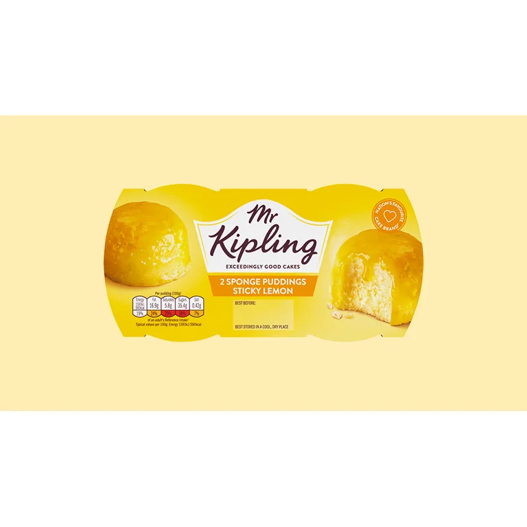 Mr Kipling Exceedingly Good Lemon Sponge Puddings