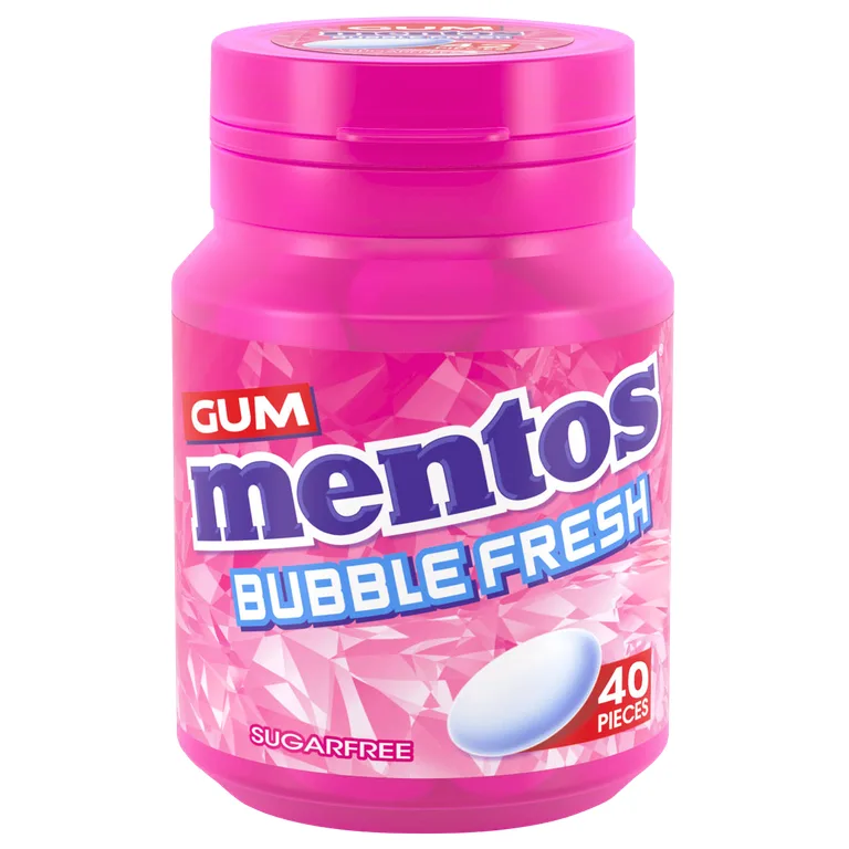 Mentos Pure Bubble Fresh Sugar Free Chewing Gum 16g