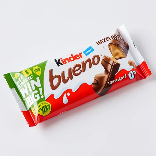 Kinder Milk Chocolate and Hazelnut Twin Bars Single Pack 43g