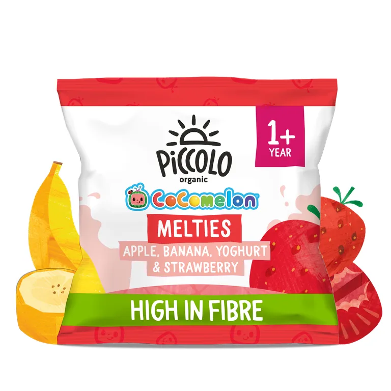 Piccolo Organic Fruity Melts Apple, Banana, Yoghurt & Strawberry 6g