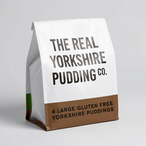 The Real Yorkshire Pudding Co. 4 Large Gluten Free Yorkshire Puddings 160g