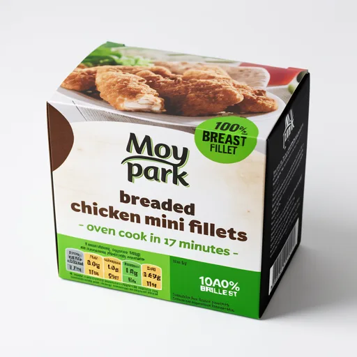 Moy Park Crispy Breaded Chicken Mini Fillets 300g