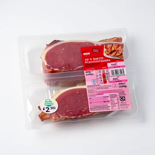 ASDA Flavoursome 20 Smoked Back Bacon Rashers 2 x 300g (600g)