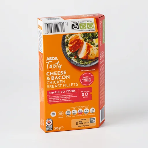 ASDA Simple to Cook Cheese & Bacon Chicken Breast Fillets 350g