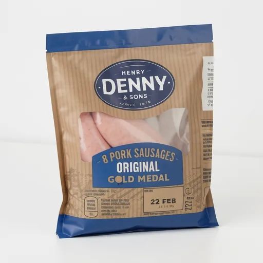 Denny 8 Original Pork Sausages 227g