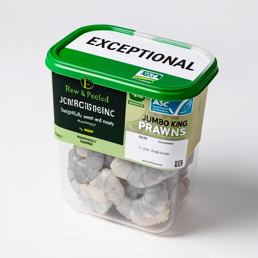 Exceptional by ASDA Raw & Peeled Jumbo King Prawns 160g