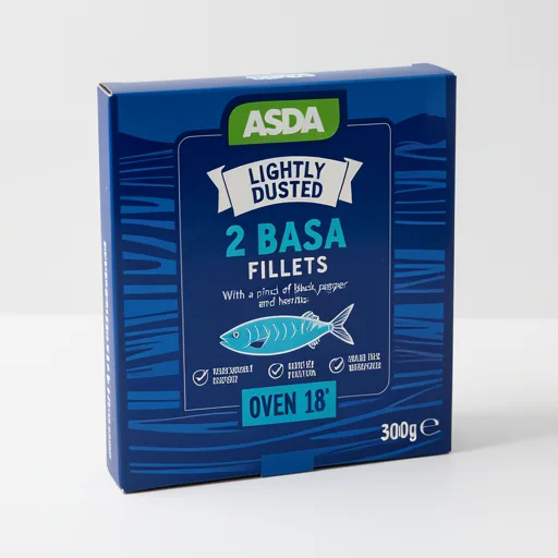 ASDA Crisp 2 Lightly Dusted Basa Fillets 300g