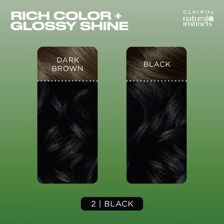 Clairol Lasting Colour Permanent Hair Dye 2 Black