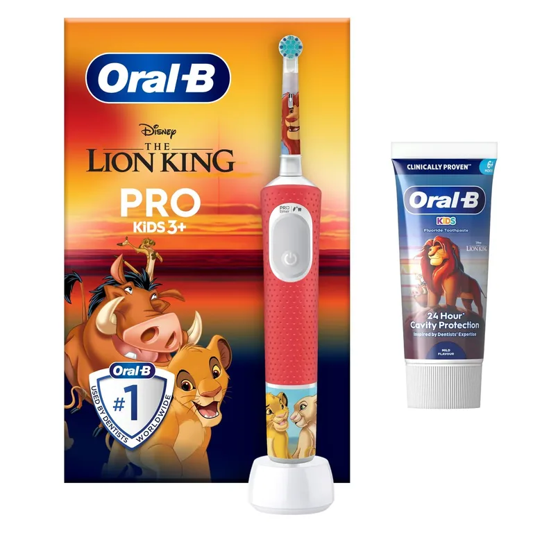 Oral-B Kids Lion King Power Toothbrush Refill Heads Age 3+