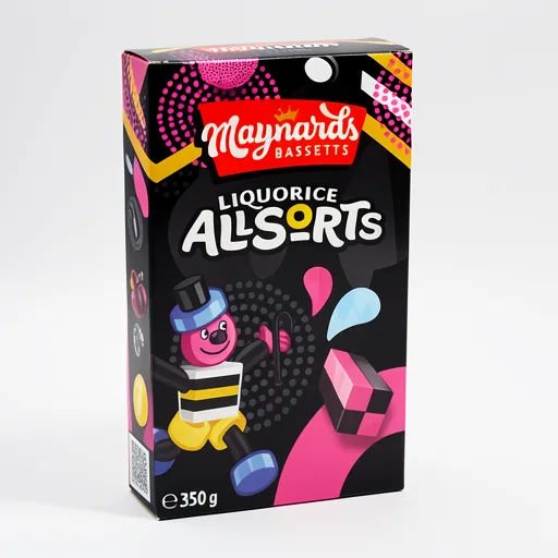 Maynards Maynards  Liquorice Allsorts Sweets Carton 350g