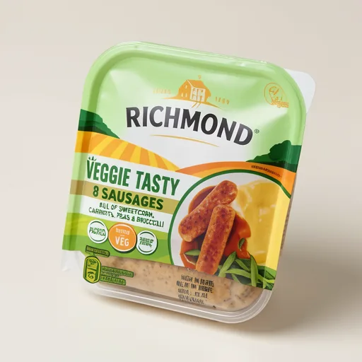 Richmond Veggie Tasty 8 Sausages 304g