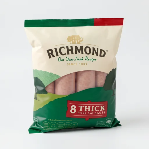 Richmond 8 Thick Pork Sausages 410g