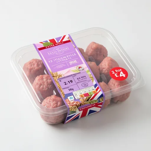 ASDA Extra Special Extra Special 12 Italian Style Meatballs 340g