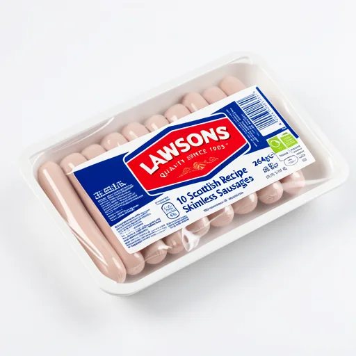 Lawsons 10 Scottish Recipe Skinless Sausages 264g