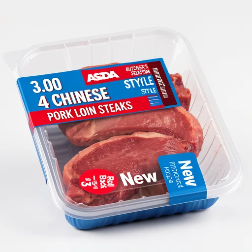 ASDA 4 Sticky Chinese Style Pork Loin Steaks 440g