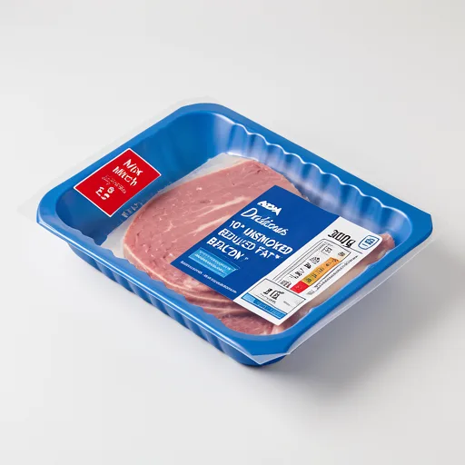 ASDA Delicious 10 Unsmoked Reduced Fat Bacon Medallions 300g