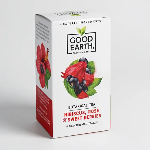 Good Earth Herbal Tea Hibiscus, Rose & Sweet Berries 15 TeaBags