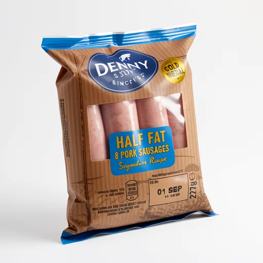 Denny 8 Reduced Fat Pork Sausages 227g