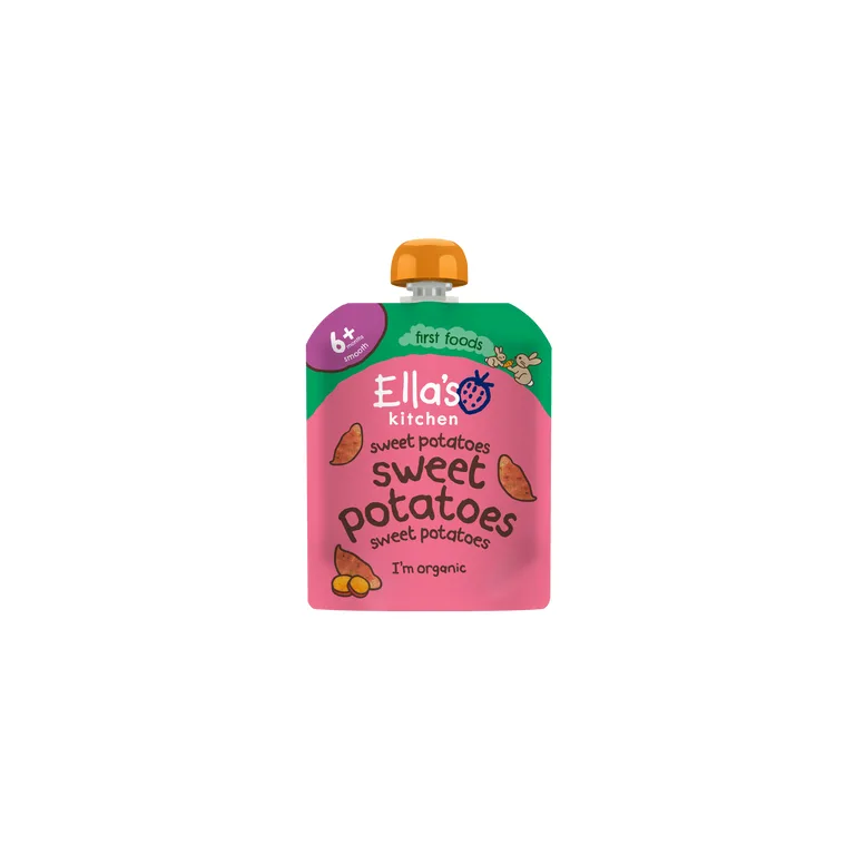 Ella's Kitchen Sweet Potatoes First Tastes Baby Food Pouch 4+ Months 