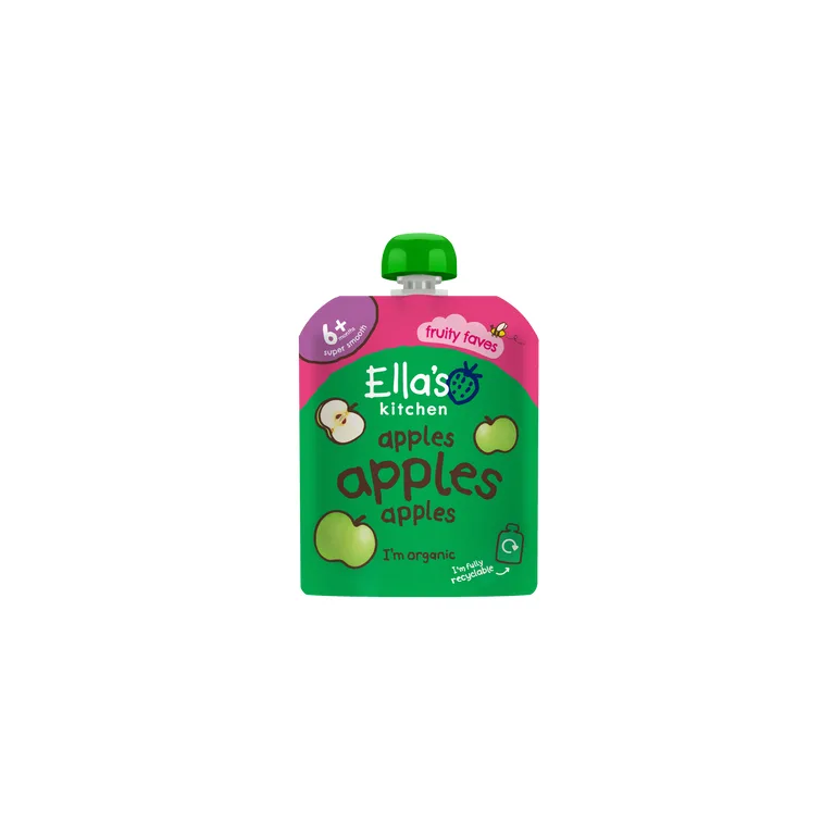 Ella's Kitchen Apples Apples Apples First Tastes Baby Food Pouch 4+ Months