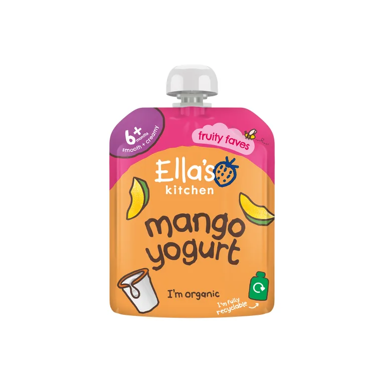 Ella's Kitchen Mango Greek Style Yoghurt Baby Food Pouch 6+ Months