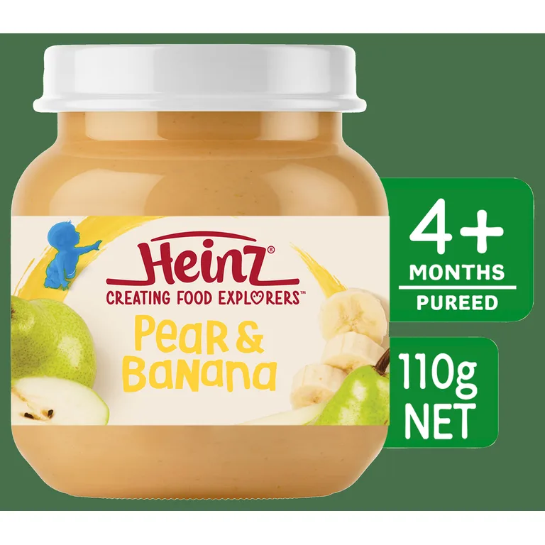Heinz Pear Baby Food Fruit Pouch 100g